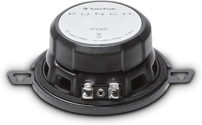 Rockford Fosgate P132 Punch 3.50" 2-Way Coaxial Full Range Speakers - Black (Pair)
