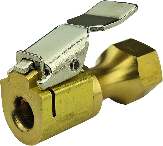 Haltec CH-360OP Solid Brass Lock On Open Air Chuck with Clip On European Style 1/4 inch NPT