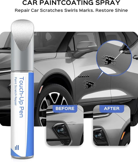 GAN/9W5/WA636R/WA8636/17 Ice/Quick Silver/Switchblade Met Touch Up Paint Compatible with Chevrolet Exact Match Chips and Nicks Touch Up