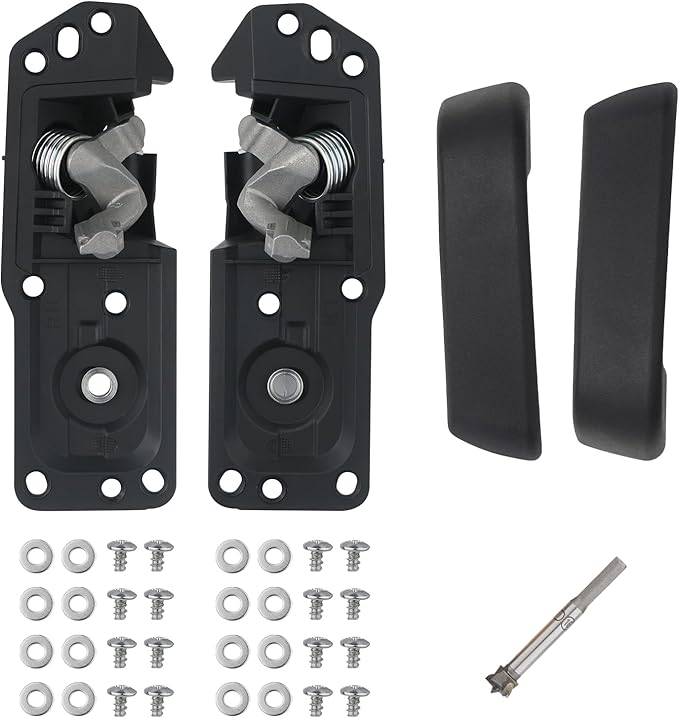 APPERFiT Interior Door Handle Repair Kit (Pair) Compatible with 2007-2014 Chevy Silverado GMC Sierra 1500/2500 HD / 3500 HD Replaces 20833606 20871488 20833602 20871483