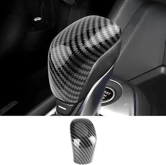 Car Center Console Gear Shift Knob Trim Cover for Nissan Altima 2019 2020 2021 2022 2023 2024 2025 2026 Auto Interior Decorations Accessories Central Control Shifters Stick Carbon Fiber Style