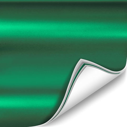 ColorFusion PPF by VViViD, Satin Stealth Chrome Stealth Green Dry Apply PPF Vinyl Car Wrap Roll 10ft x 5ft