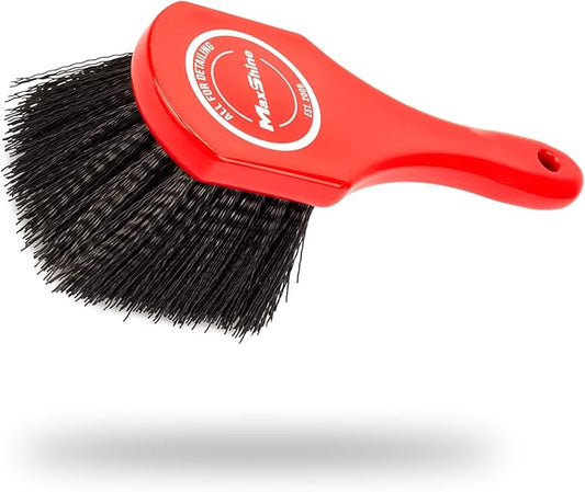 Maxshine Universal Heavy-Duty Tire & Carpet Cleaning Brush – Ultimate Scrubber for Carpets, Upholstery, Floor Mats & More – Removes Dirt & Stains – Home & Auto Detailing Accessory