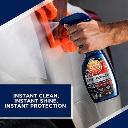 303 Products (30216-6PK) Products Automotive Speed Detailer - For All Exterior Surfaces - Instantly Shines And Protects - Cleans Between Washes - UV Protection, 16 fl oz 6 Pack