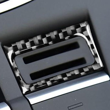 Real Premium Carbon Fiber Decor Compatible with Audi A3 S3 RS3 8V 2013 2014 2015 2016 2017 2018 2019 Car Gear Shift Panel Electronic handbrake Front Part Decal Auto Interior Accessories Sticker Black