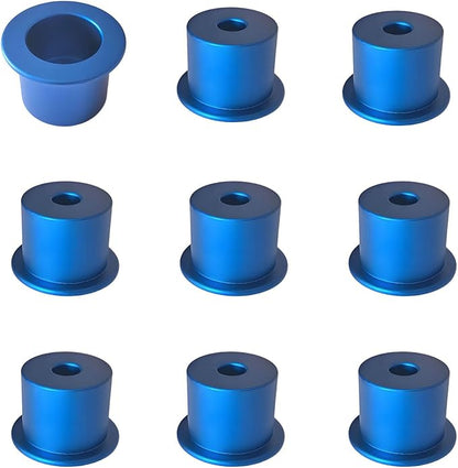 Aluminum Freedom Panel Latch Trim Kit for 2021-2025 Bronco Interior Removal Handle Accessories Only fit 4Door Hardtop Roof 9Pcs Blue
