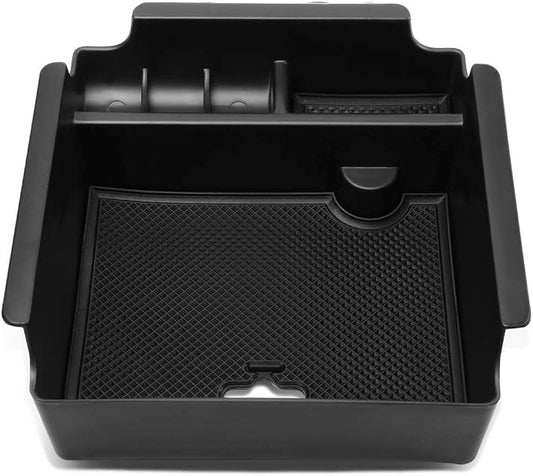 DNA MOTORING ZTL-Y-0020 Center Console Armrest Organizer Tray (for 16-17 Nissan Maxima), 1 Pack,Black