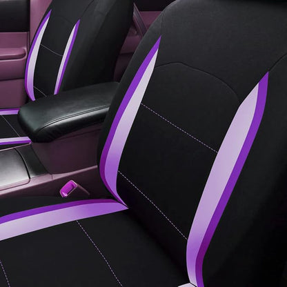 Flying Banner Car Seat Covers Front Seats Rear Bench Polyester car seat Protectors Easy installations Rear Bench Split Classic Man Lady Truck