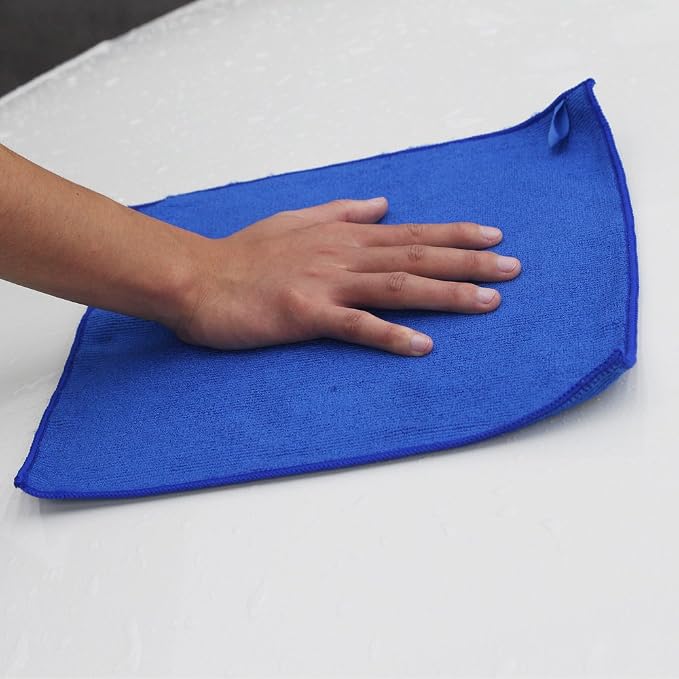 Clay Bar Towel, AutoCare Fine Grade Microfiber Clay Towel Automotive Detailing Towel for Car Detailing, Creative Gift-Blue, 1 Pack