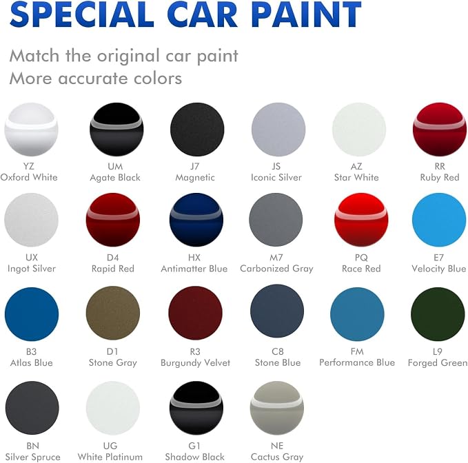 UH Tuxedo Black Touch Up Paint for Ford, DIY Car Paint Scratch Repair Kit, Automotive Paints, Quick & Easy Fix Scratch Repair for F150/Focus/Taurus/Transit/Fiesta/Escape/Explorer/Edge/C-Max
