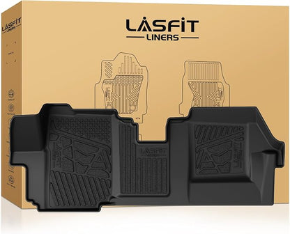 LASFIT Floor Mats for 2024 2025 2026 Dodge Ram ProMaster EV SLT/SLT+/Tradesman Front Mat, All Weather TPE Custom Fit Car Mats Floor Liners 1st Row Only, Black