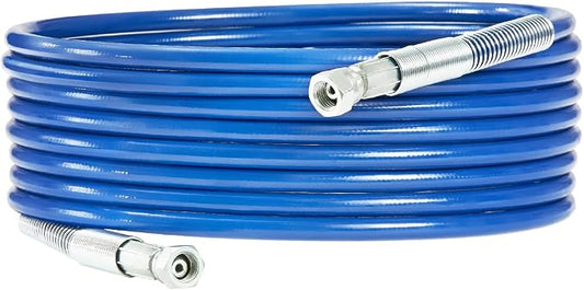 VEVOR 50ft Airless Paint Sprayer Hose, 1/4 in Universal Airless Paint Spray Hose, 4350 PSI High Pressure Flexible Airless Sprayer Hose, Multi-Layer Reinforced Steel Wire Braid Hose for Paint Sprayer