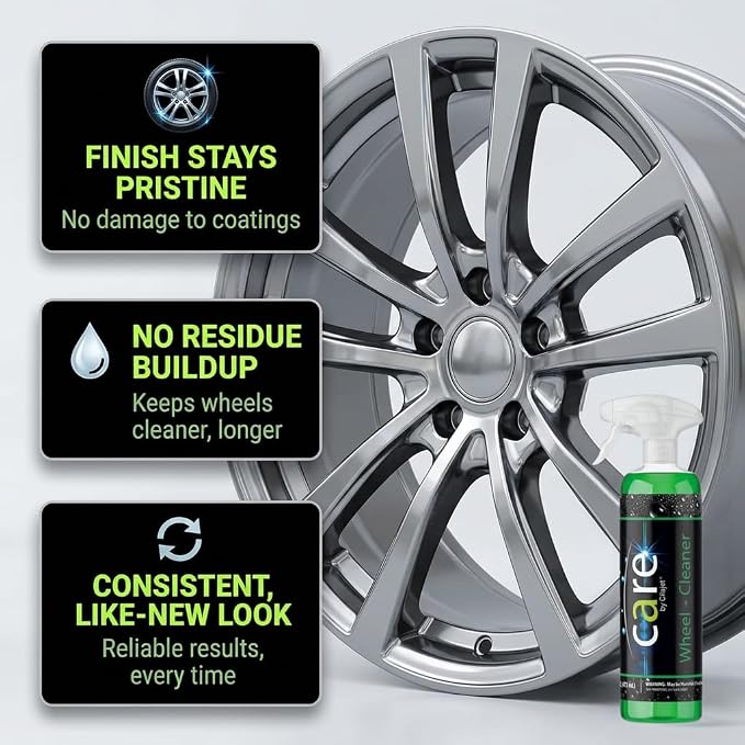 Care Wheel Cleaner, Car Cleaning Supplies, Auto Detailing Supplies, Removes Brake Dust, Grime, Safe for Various Wheel Finishes, 16 oz.