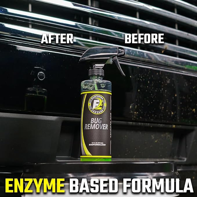 ExoForma Bug Remover - 16 oz Bug Spray Remover, Effortlessly Dissolves Bugs and Bug Splatter - Quick & Safe for Car Paint, Rubber, Metal, Glass, Chrome & More
