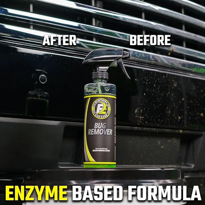 ExoForma Bug Remover - 128 oz Bug Spray Remover, Effortlessly Dissolves Bugs and Bug Splatter - Quick & Safe for Car Paint, Rubber, Metal, Glass, Chrome & More