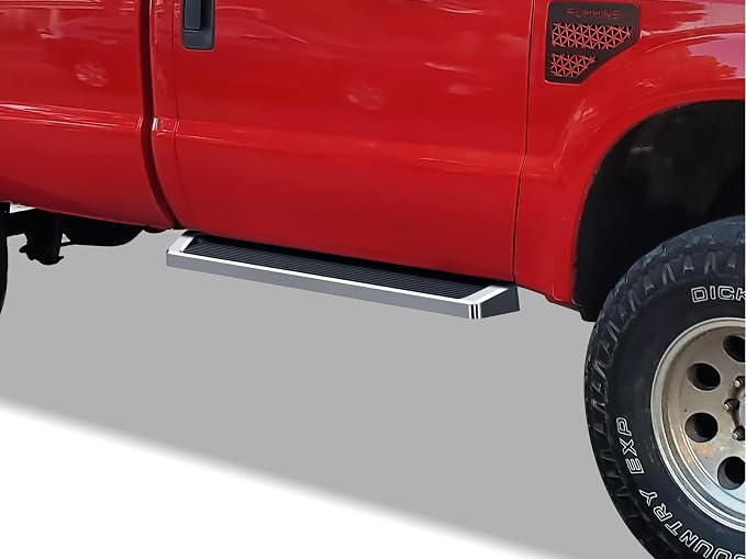 APS Running Boards Style Compatible with Ford F150 2015-2026 Regular Cab & F-250 F-350 Super Duty 2017-2026 (Nerf Bars Side Steps Side Bars)