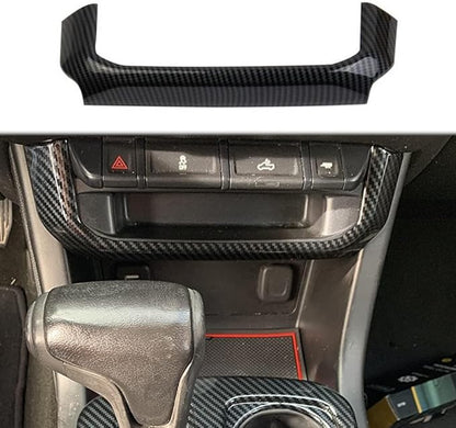 Carbon Fiber Under the Center Control Panel Cover Trim for Chevrolet Colorado 2015-2022 for GMC Canyon 2015-2022