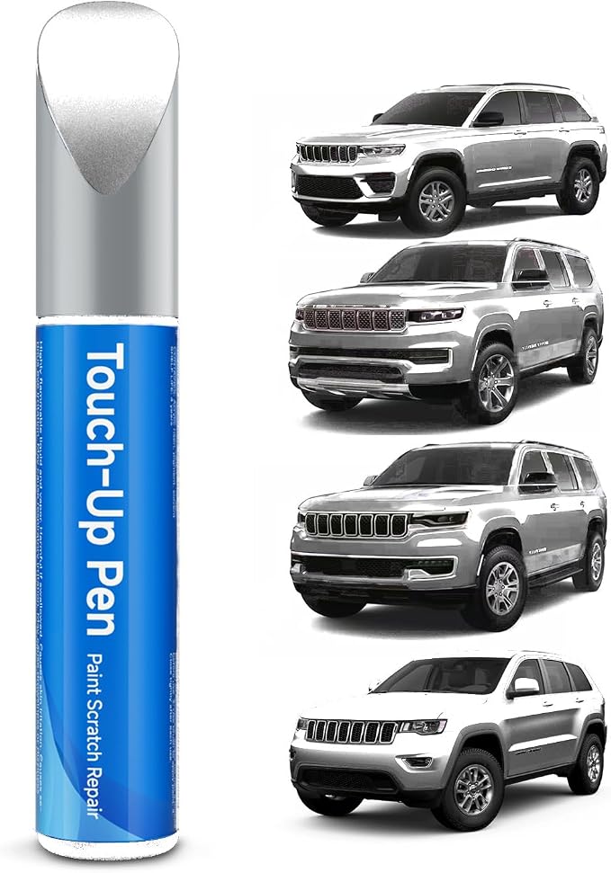 Touch Up Paint Compatible with Jeep Exact Match Touch Up Paint Car Scratch Repair (Silver Zynith PSE)
