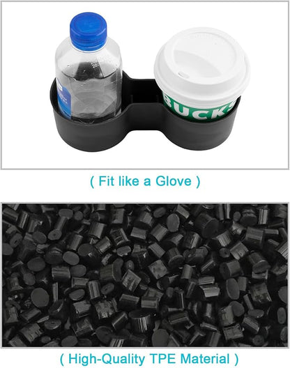 CDEFG 2Pcs for 2026 Mazda CX5 Center Console Organizer for 2026 Mazda CX-5 Accessories Silicone Front & Rear Cup Holder Insert