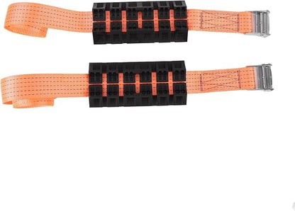 Generic 2PCS Tire Traction Straps, Strong Grip Anti Skid Emergency Tire Straps with Gloves, Ideal for Truck SUV Snow Mud Recovery