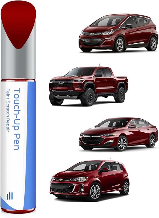 GPJ/WA434B Cajun Red Touch Up Paint Compatible with Chevrolet Exact Match Chips and Nicks Touch Up