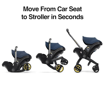 Doona Car Seat & Stroller, Deep Blue - All-in-One Travel System