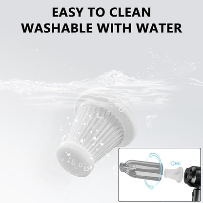Professional Car Vacuum Cleaner, 20000Pa Powerful Handheld Vacuum for Car Interior Cleaning, Portable Cordless Mini Vacuum with Brushless Motor & Crevice Tool for Car