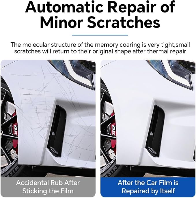 for Toyota Corolla GR 2023-2024 TPU Clear 9Mil Pre-Cut Paint Protection Film Car Vinyl Wrap,PPF Transparent Protective Anti-Scratch Self Adhesive Waterproof Car Wrap Film,for Hood