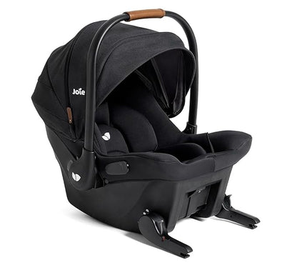 Joie Baby, Mint Latch Baseless Infant Car Seat – Lightweight, Built-in Rigid Lower Anchor Attachments and Side-Impact Protection – No Base Installation Required, Travel-Friendly Design (Shale Dark)