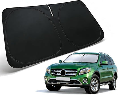 Windshield Sun Shade for 2015-2020 Mercedes Benz GLA 180 200 220 250 Accessories, Car Front Window Sun Visor & Heat Shield | 240T Sunshade Protection Blocks UV Rays Keep Your Car Cooler