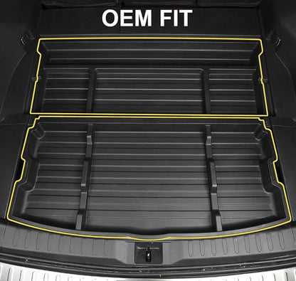 For 2019-2025 Toyota RAV4 Trunk Hidden Storage Box, SUV Insert Cargo Rear Hatch Organizer, Extra Space fits RAV4 LE XLE XSE TRD Hybrid Under Cargo Floor Storage Accessories
