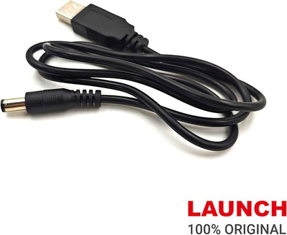 Original USB Charging Cable for Launch X-431 CRP123i, CRP129e, CRP129x, CRP909E, CRP909X, CRP123e, CRP123x, CRP129i OBD2 Replacement for Launch Scanner 5V DC