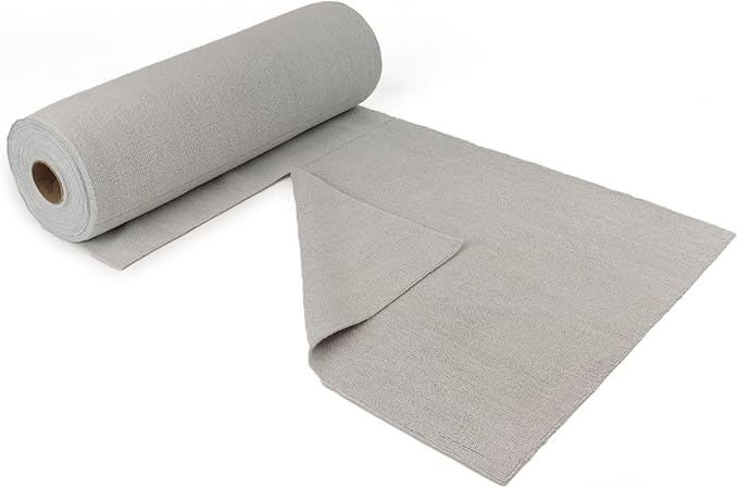 Autofiber Mr. Everything Roll-o-Rags Premium Microfiber Towels on a Roll - 16 inch x 16 inch - 20/roll, Gray