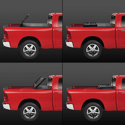 DNA Motoring Truck Bed Soft Tri-Fold Adjustable Tonneau Cover Compatible with 94-04 S10 / Sonoma 6 Feet Fleetside Bed, TTC-TRISOFT-040