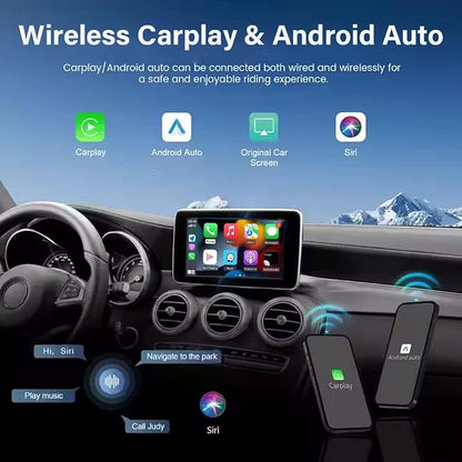 Wireless Carplay Adapter for Mercedes Benz A B CLA GLA C E ML GL GLK SLK (2011-2015) with NTG 4.5/4.7 System Support Android Auto Bluetooth, USB, Mirroring, Camera, Voice Control