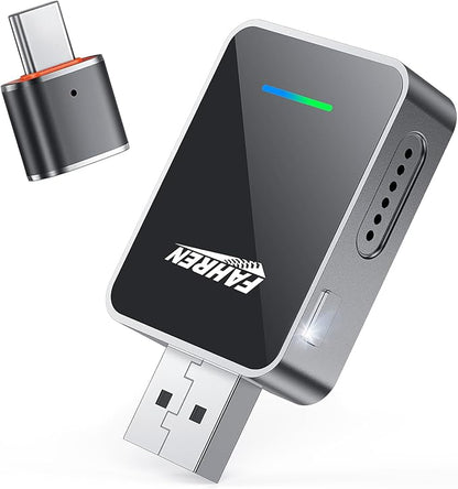 2026 Wireless CarPlay & Android Auto Adapter, Ultra-Fast Chip for Stable Link, Easy Install for iPhone iOS 12+ and Android 11+ Vehicles