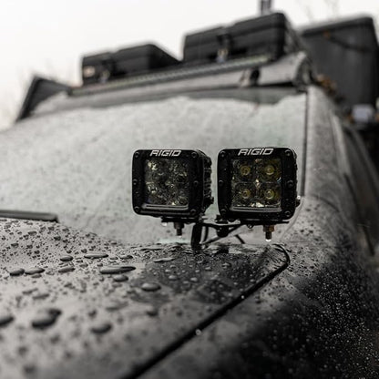 RIGID INDUSTRIES D-Series PRO LED Light Pods Flood, Pair