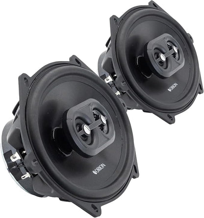 ORION Cobalt Series CB683 6x8” 3-Way Coaxial Car Speakers, 280W, 4 Ohms, Full Range, Enhanced Bass, Polypropylene Cone & Butyl Rubber Surround, Easy Install (Pair)
