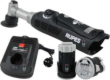 RUPES Bigfoot Nano with iBrid Technology Long Neck Battery Starter Kit - Cordless Detail Polisher Set