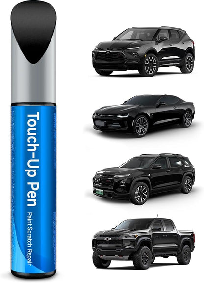 GBA/WA8555/WA848 Black Touch Up Paint Compatible with Chevrolet GMC Buick Cadillac Exact Match Touch Up Paint Car Scratch Repair