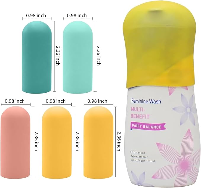 TRANOMOS Silicone Bottle Covers Travel Essentials for Women Men, Beach Vacation Essentials, Travel Size Toiletries Accessories, Cruise Ship Essentials 2026, Must Haves, Leak Proofing