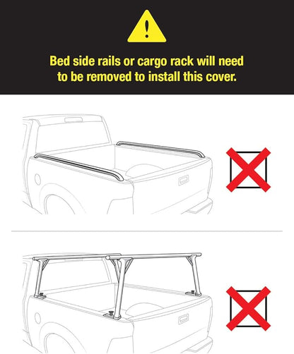MaxMate Soft Roll-up Truck Bed Tonneau Cover Compatible with 2002-2008 Dodge Ram 1500; 2003-2009 2500 3500 | 6'4" (76") Bed | TCD169056