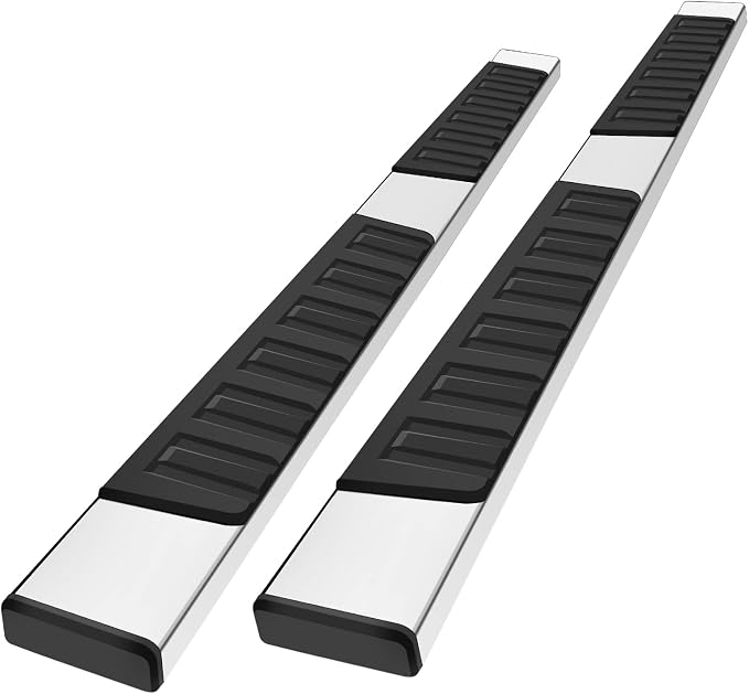 COMNOVA Running Board Compatible with 15-26 Ford F150 Crew Cab(4 Full Size Doors) Side Steps for 2017-2026 Ford F250 F350 Super Duty Crew Cab. 6 Inch High Light Stainless Steel Running Boards & Steps