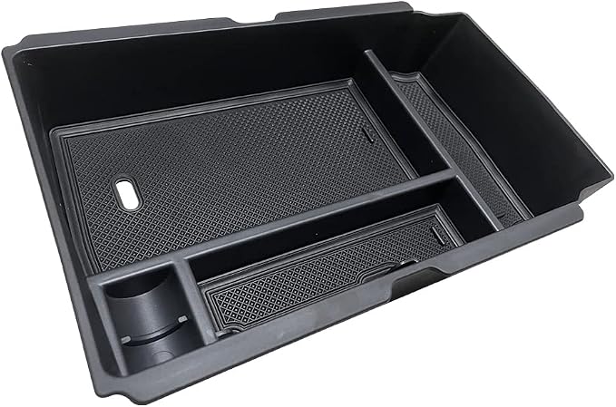 Center Console Organizer Compatible with 2026-2023 Honda CRV CR-V Car Accessories for 2023+ CR-V Hybrid, ABS Plastic, Black ABS Insert Tray Storage Box Glove Pallet