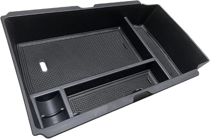 Center Console Organizer Compatible with 2026-2023 Honda CRV CR-V Car Accessories for 2023+ CR-V Hybrid, ABS Plastic, Black ABS Insert Tray Storage Box Glove Pallet