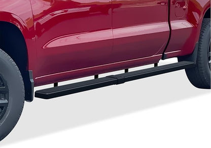 APS Wheel to Wheel Board Compatible with Chevy Silverado GMC Sierra 1500 2019-2026 Crew Cab 6.5ft Bed & 2500 HD 3500 HD 2020-2026 (Silverado 1500 LTD Sierra 1500 LD 2022) Stainless Steel
