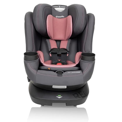 Evenflo REO by Revolve360 Rotating Convertible Car Seat with Quick Clean Cover, Infant to Toddler, Forward and Rear Facing, Compact Design, One-time Install (Chelsea)
