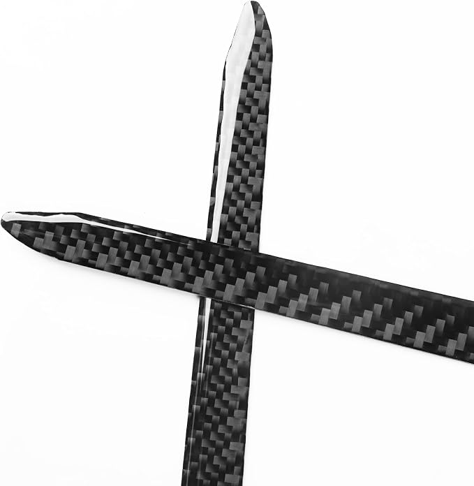 NVCNX Real Premium Carbon Fiber for Toyota Tundra 2022-2026 / Sequoia 2023-2026 2024 2025 Truck Pickup SUV Car Center Console Sides Strip Cover Interior Trim Accessories Overlay Sticker Decal 2PCs
