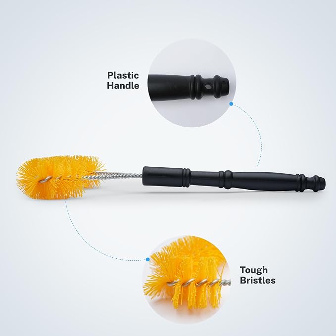 SM Arnold Long Reach Carpet Brush – Deep Clean Automotive Carpets & Mats, Ergonomic Design, Sturdy Bristles | for Car Interiors, Pro Grade Vehicle Care | Easy Grip Handle, 14.56" x 7.87" x 1.5"