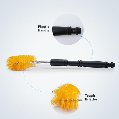 SM Arnold Long Reach Carpet Brush – Deep Clean Automotive Carpets & Mats, Ergonomic Design, Sturdy Bristles | for Car Interiors, Pro Grade Vehicle Care | Easy Grip Handle, 14.56" x 7.87" x 1.5"